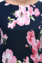Платье "Олси" 1805009/2V ОЛСИ (Синий/розовые цветы)