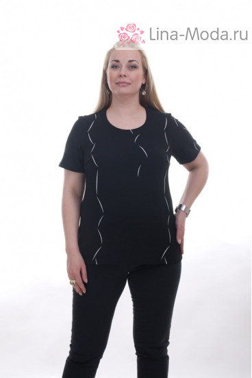 Блуза "Олси" 1510001.1 ОЛСИ (Черный)